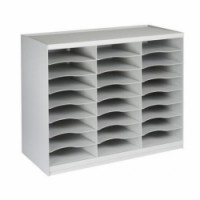 Přihrádkový modul, 24 přihrádek, šedý, skladem
