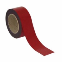 Magnetická páska na regály Manutan, 10 m, červená, šířka 100 mm, 