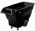 Mobilní výklopný plastový kontejner Rubbermaid, objem 600 l, 