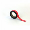 Magnetická páska na regály Manutan, 10 m, červená, šířka 30 mm, 