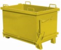 Kontejner s výklopným dnem, objem 1 000 l, žlutý, 