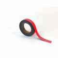 Magnetická páska na regály Manutan, 10 m, červená, šířka 25 mm, 
