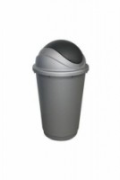 Plastový odpadkový koš Pivot, objem 60 l, 