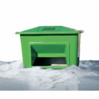 Nádoba na zimní posyp, 220 l, zelená, 