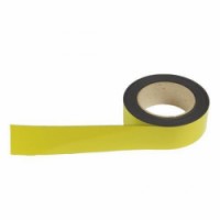 Popisovatelná páska na regály, magnetická, žlutá, šířka 40 mm, délka 10 m, 
