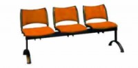 Lavice Smart 3-sedák, oranžová, 