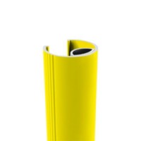 Plastový chránič regálů, pružný, vnitřní šířka 6 - 8 cm, 