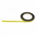 Popisovatelná páska na regály, magnetická, žlutá, šířka 10 mm, délka 10 m, skladem
