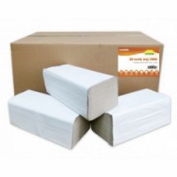 Papírové ručníky ZZ Grey Standard S 1vrstvé, 250 útržků, šedé, 20 ks, skladem