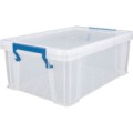 Plastové úložné boxy s víkem na klip Manu, 10 l, skladem