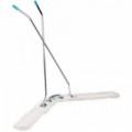 Dvojitý bavlněný plochý mop Manutan Boom, 100 cm, skladem