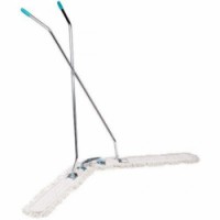 Dvojitý bavlněný plochý mop Manutan Boom, 100 cm, skladem