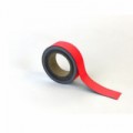 Magnetická páska na regály Manutan, 10 m, červená, šířka 40 mm, 