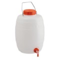 Plastový barel s kohoutkem, 15 l, skladem