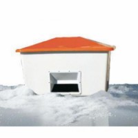 Nádoba na zimní posyp, 750 l, oranžová, 