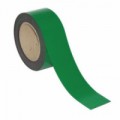 Magnetická páska na regály Manutan, 10 m, zelená, šířka 100 mm, 