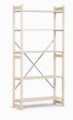 Dřevěný regál 209 x 97 x 30 cm, 5 polic / 70 kg, typ základní, skladem