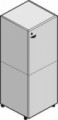 Střední úzká skříň System, 131 x 86, 