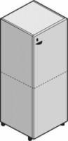 Střední úzká skříň System, 131 x 86, 