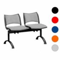 Lavice Smart 2-sedák, černá, 