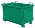 Kontejner s výklopným dnem, objem 1 000 l, zelený, 