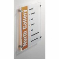 Informační dveřní tabulka Crystal Sign, 420 x 297 mm, 
