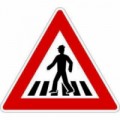 Dopravní značka Pozor, přechod pro chodce (A11), 