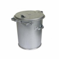 Kovová venkovní popelnice, objem 70 l, 