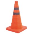 Skládací reflexní dopravní kužel Manu K3, 45 cm, oranžový, skladem
