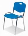 Plastové jídelní židle ISO Chrom, skladem