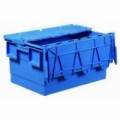 Plastový přepravní box Integra, objem 55 l, 300 x 400 x 600 mm, skladem