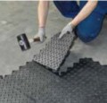 Protiúnavové průmyslové rohože s diamantovým povrchem, 30 x 30 cm - dlaždice (pro suchá prostředí), 