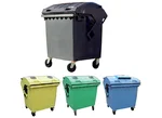 Standardní plastové popelnice 1100 l
