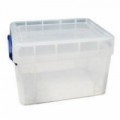 Plastový úložný boxy s víkem na klip, průhledný, 3 litry, skladem