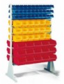 Oboustranný regál s boxy Unibox (126 ks), skladem