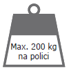 Nosnsot regálu 200 kg
