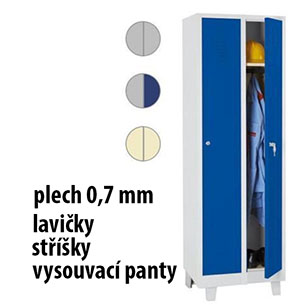 kvalitní šatní skříň na nohách